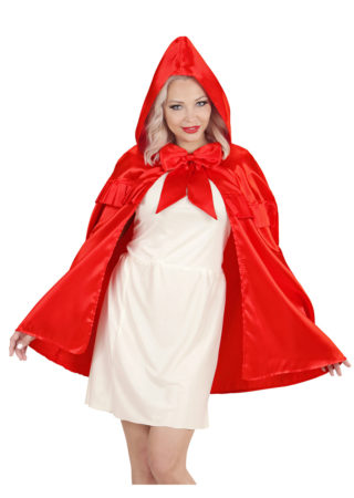 Cape Chaperon Rouge Satin Avec Capuche Aux Feux De La F Te Paris