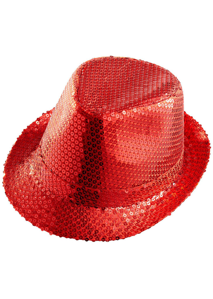 Chapeau Borsalino Paillettes Sequins Rouge Aux Feux De La F Te Paris