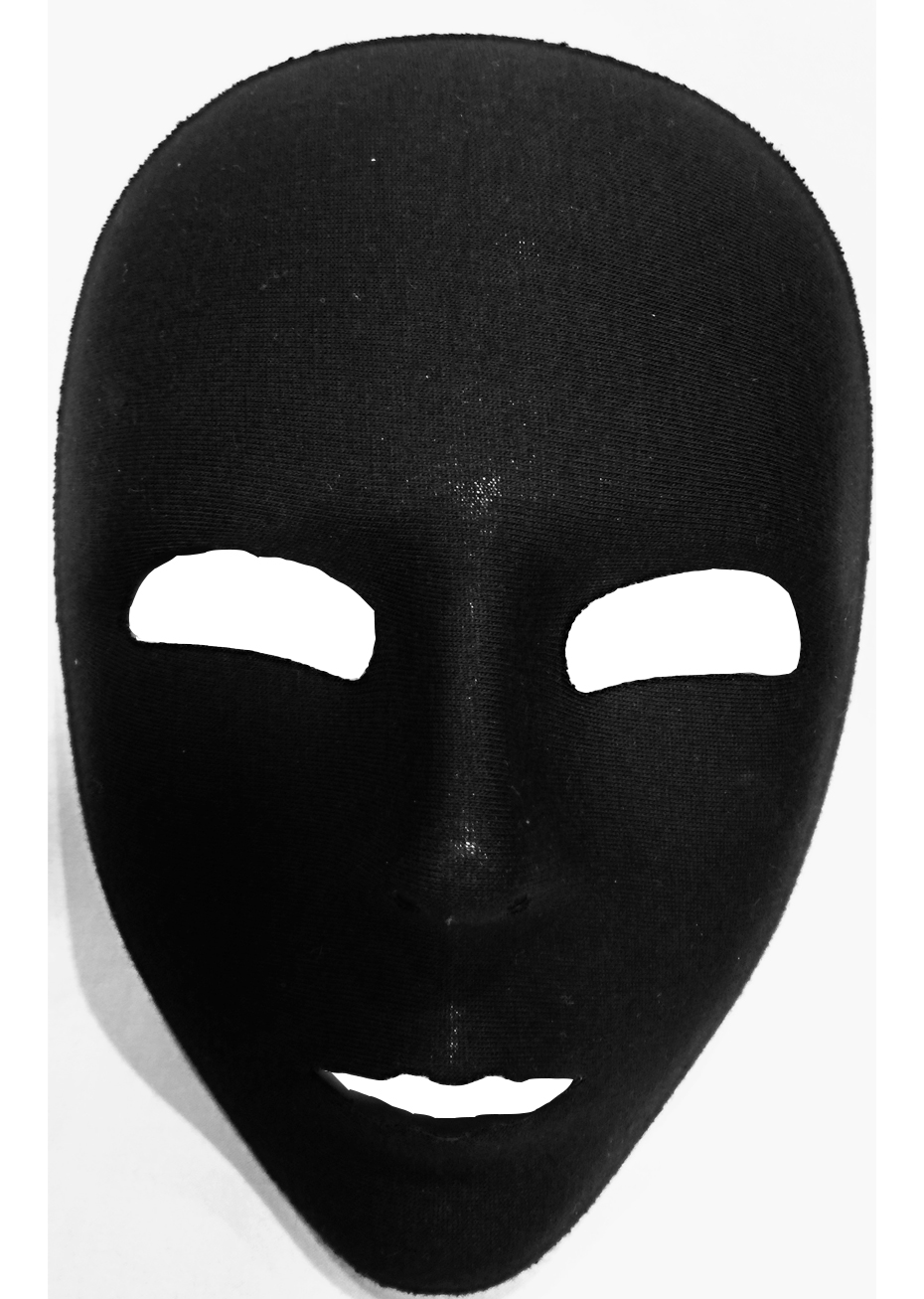 Masque Visage Viso Noir Aux Feux De La Fête Paris 0741
