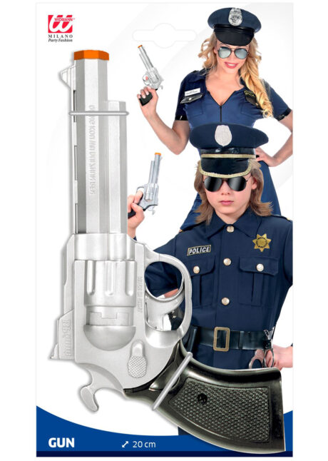 pistolet, faux pistolet, revolver, faux revolver police, arme de déguisement, faux pistolet de police, Pistolet de Police