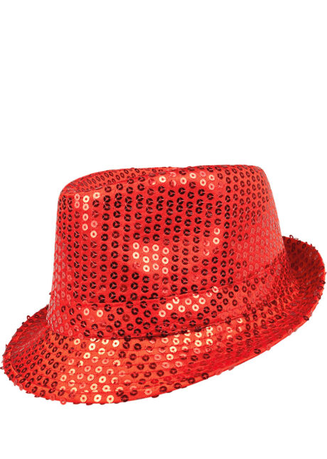 chapeau paillettes, chapeau Borsalino paillettes, chapeau rouge, Chapeau Borsalino Paillettes Sequins, Rouge