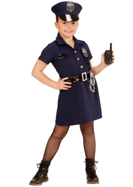 Déguisement Policière Femme Costume Uniforme Policière Carnaval Halloween  Fête