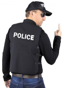 Costume agent du FBI déguisement avec casquette FBI - Totalcadeau