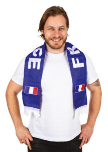echarpe supporter France, écharpe Allez la France, écharpe de supporter de foot