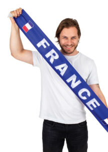 echarpe supporter France, écharpe Allez la France, écharpe de supporter de foot, Echarpe de Supporter France