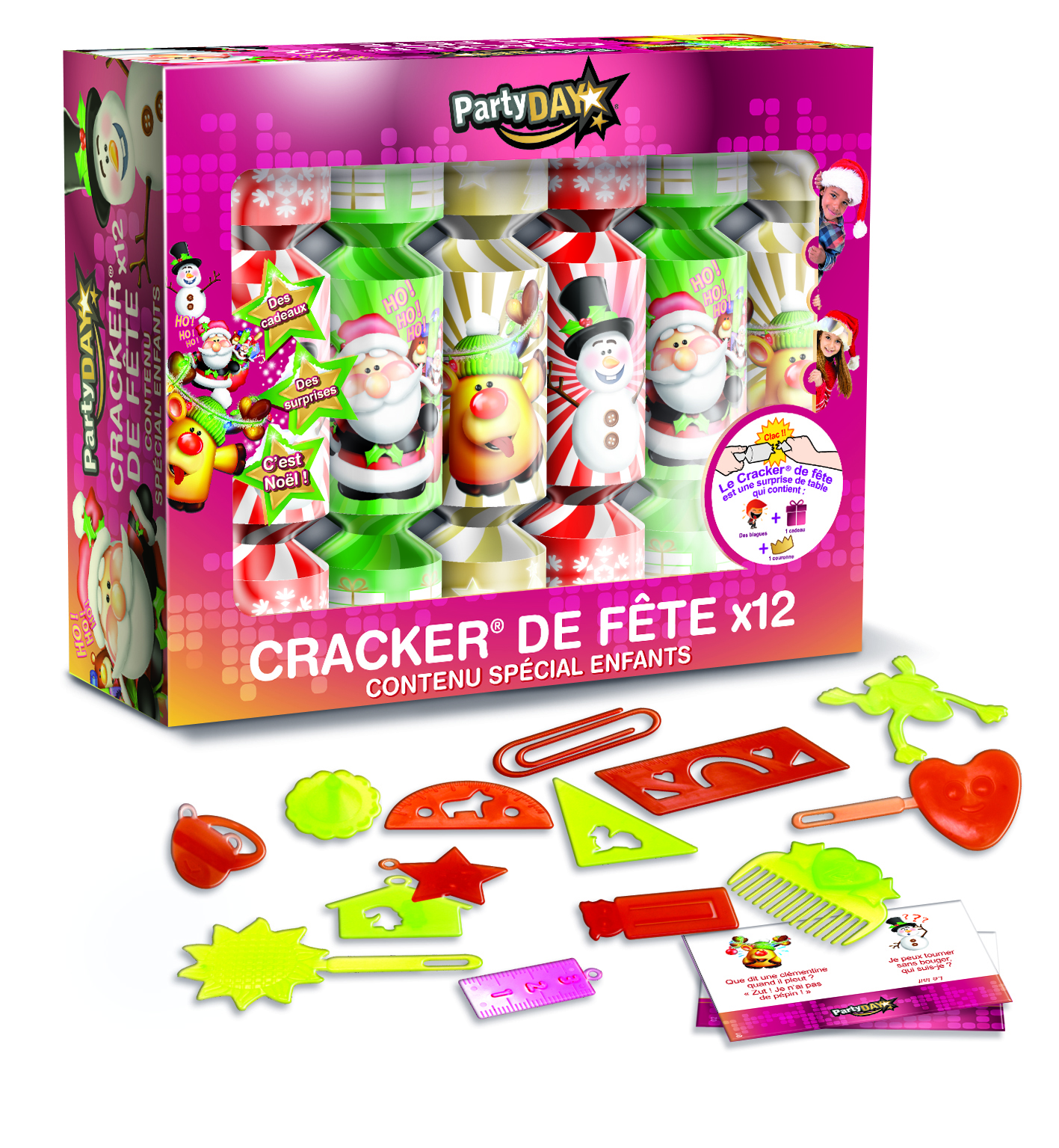 Coffret Crackers de Fête, Enfants - Aux Feux de la Fête - Paris