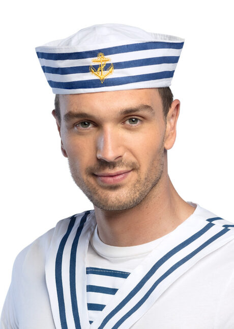 bob de marin, béret de marin, chapeau de marin, bob de la marine, chapeaux marins paris, Bob Marin, Navy Sailor, Bleu et Blanc