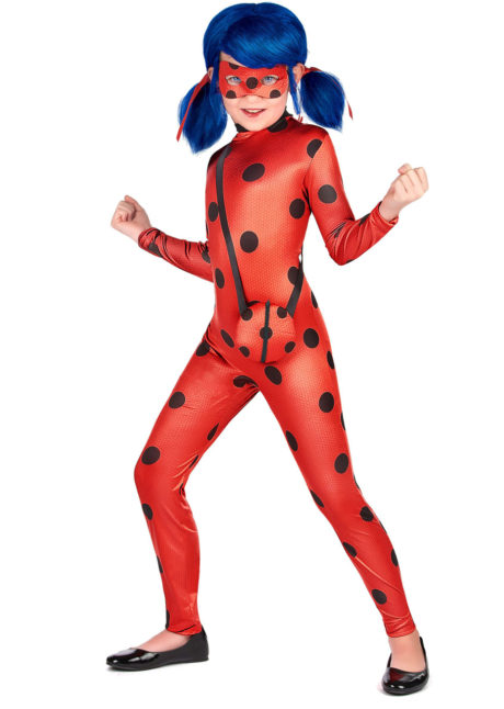 Kit déguisement avec gants + loup Ladybug Miraculous L (7-8 ans