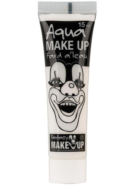 Maquillage Carnaval Fard Blanc - visage et corps - 18 ml - Maquillage à  l'eau - Creavea