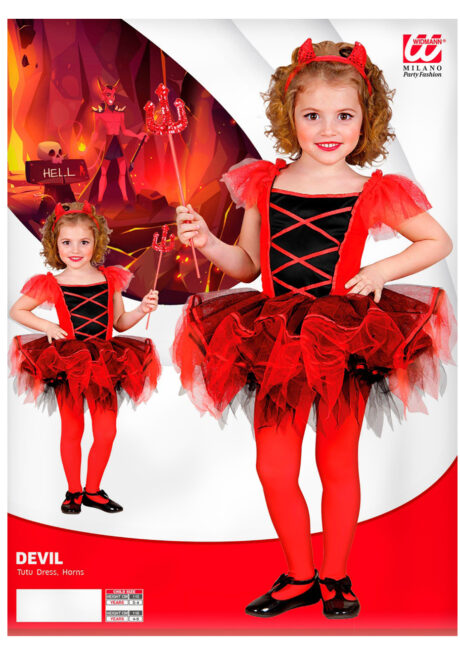 déguisement diablesse, déguisement diable fille, déguisement halloween fille, déguisement vampire fille, Déguisement de Diablesse, Baby Fille