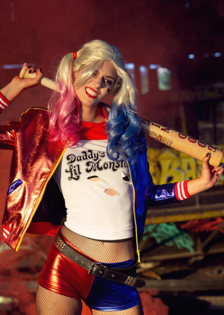 Déguisement super héro Harley Quinn pour enfant en vente à Paris