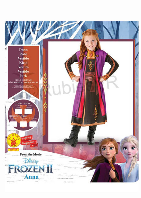 Rubie's Déguisement Anna La Reine des Neiges 2 - Frozen 2 - Fille