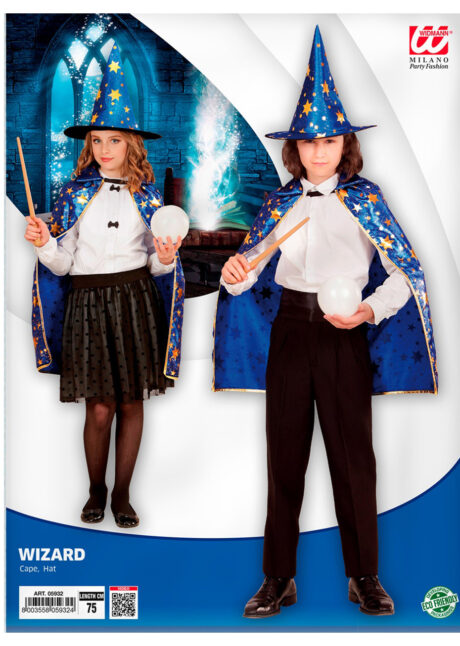 Robe de magicien pour enfants, robe de magicien, ensemble de costume de  magicien, costume de magicien, accessoire de fête de