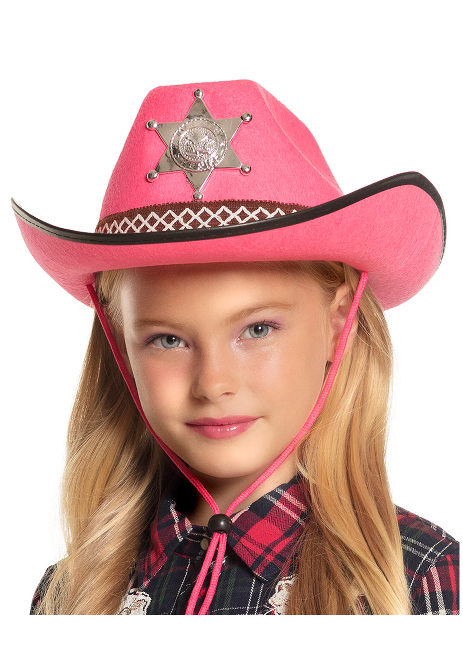 Déguisement enfant fille cow girl avec chapeau