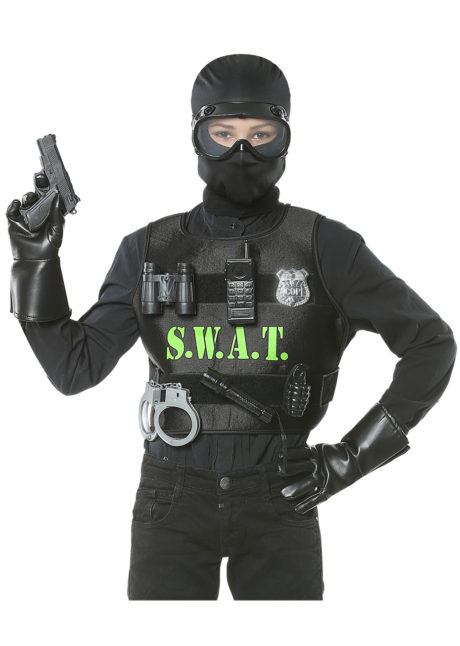 Déguisement policier S.W.A.T. garçon avec casque - Parole de mamans