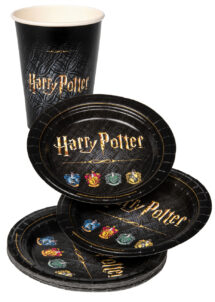 assiettes Harry Potter, gouter d'anniversaire Harry Potter, vaisselle Harry Potter, anniversaire Harry Potter