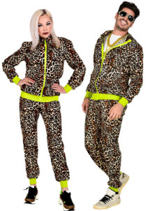 WPG Kit d'accessoires pour déguisement Imprimé léopard : oreilles, queue,  nœud papillon