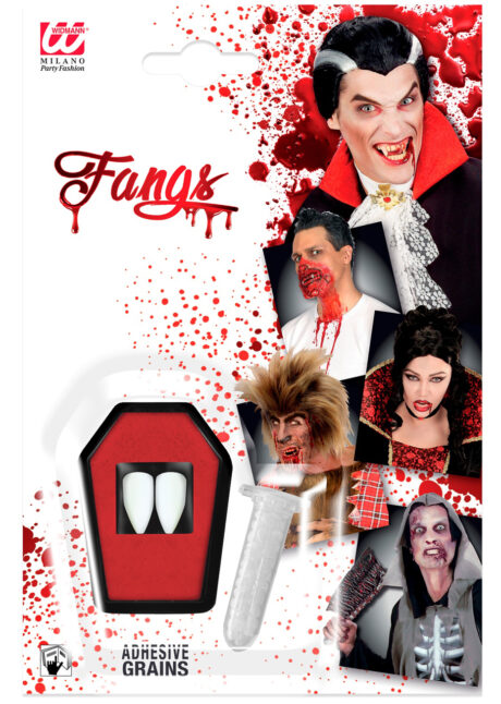 canines de vampire, dents de vampire, dentier de vampire, Canines de Vampire, avec Colle Thermoplastique