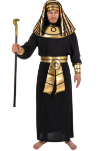 déguisement de pharaon, déguisement d'égyptiens, déguisement de pharaon égyptien, déguisement antiquité, Déguisement de Pharaon Egyptien, Noir et Doré