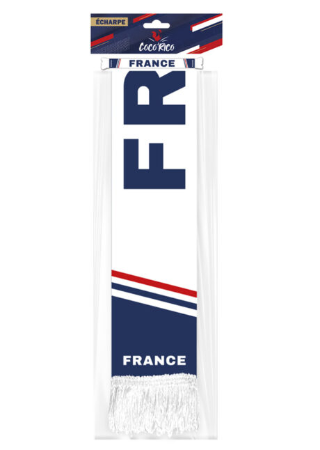 echarpe france, écharpe supporter, écharpe coupe du monde, Echarpe de Supporter France, Bandes Tricolores