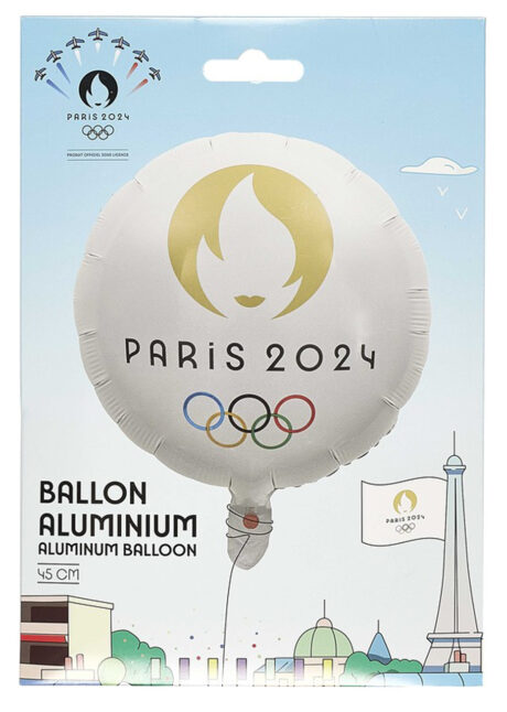 décoration jeux olympiques, ballon jeux olympiques, décos JO Paris 2024, Paris 2024, Ballon JO Paris 2024, Jeux Olympiques, 45 cm