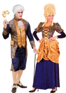 déguisement couple de marquis, costumes de marquis et marquises