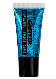 paillettes de maquillage, gel paillettes visage et corps, paillettes maquillage body painting, Paillettes Bleues, 25 ml