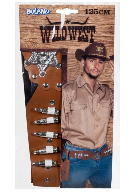 holster cowboy, étuis pour pistolets cowboy, ceinture holsters, Holster Double, Simili Cuir, avec Cartouches