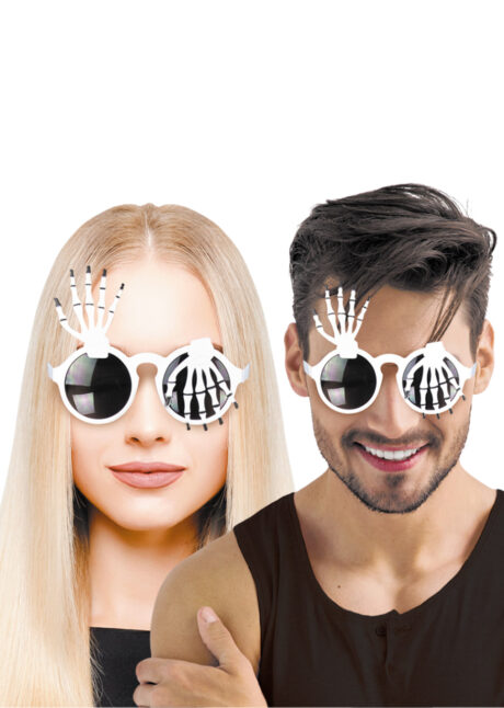 lunettes Halloween, lunettes squelette, accessoire Halloween, Lunettes Squelette