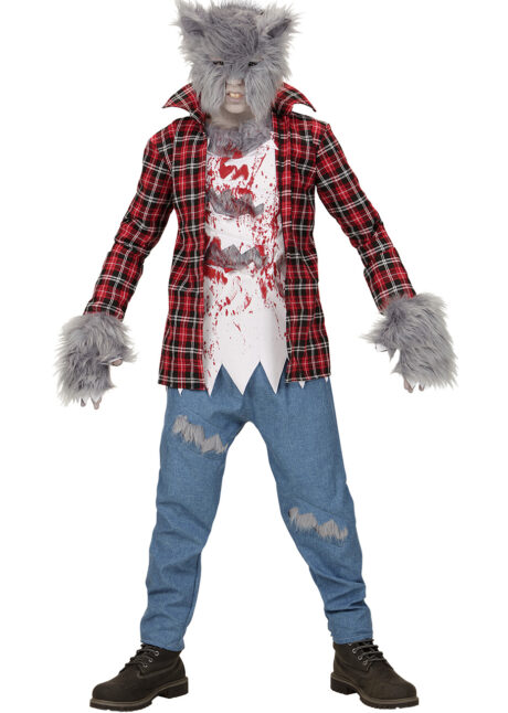 déguisement de loup garou enfant, déguisement de loup garçon, costume de loup Halloween, Déguisement de Loup Garou, avec Masque et Gants, Garçon