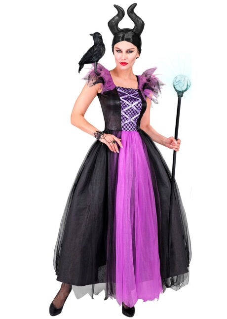 déguisement Maléfique, costume de maléfique, déguisement Halloween femme, Déguisement Maléfique, avec Cornes