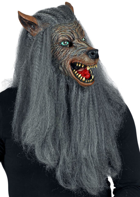 masque de loup garou, masque de loup garou halloween, Masque de Loup Garou, Longue Fourrure