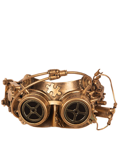 masque steampunk, loup steampunk, masque Halloween, masque festival, burning man, Masque Steampunk, Hublots et Câbles