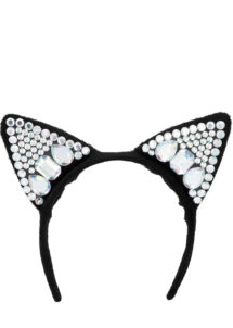 oreilles de chat, oreilles de chat strass, déguisement chat Halloween