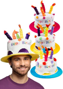 chapeau anniversaire, accessoire anniversaire, chapeau drôle anniversaire