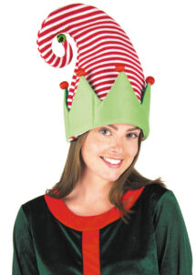 bonnet de lutin, bonnet d'elfe de Noël, bonnet réveillons chapeau d'Elfe