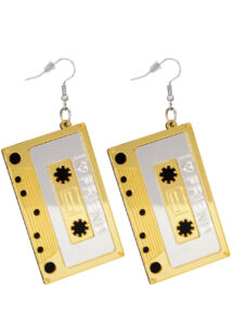 boucles d'oreilles radio cassette, boucles d'oreilles rappeurs, boucles d'oreilles années 80, bijoux années 90