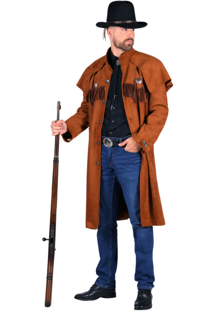 manteau de cowboy, déguisement de cowboy, manteau cowboy top qualité, costume de cowboy, Déguisement Cowboy, Long Manteau Premium