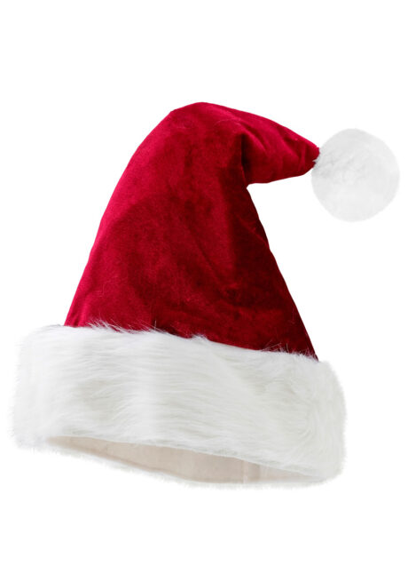 bonnet de Noël, bonnet de père Noël, chapeau de noël, Bonnet de Père Noël, Rouge Foncé