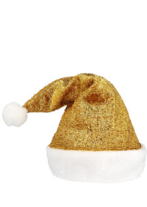 bonnet de Noël, bonnet de père Noël, bonnet de Noël doré