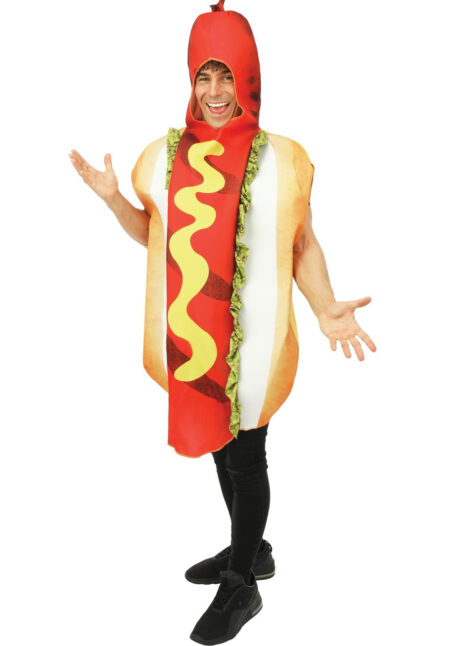 déguisement de hot dog, déguisement hotdog, costume de saucisse, déguisement humour, Déguisement de Hot Dog, Salade