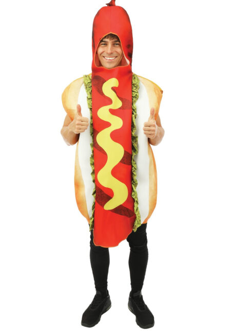 déguisement de hot dog, déguisement hotdog, costume de saucisse, déguisement humour, Déguisement de Hot Dog, Salade