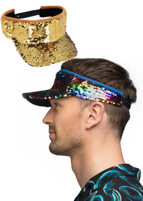 visière de poker paillettes, casquette paillettes, visière poker années 80, Casquette Visière de Poker et Années 80, Paillettes Sequins