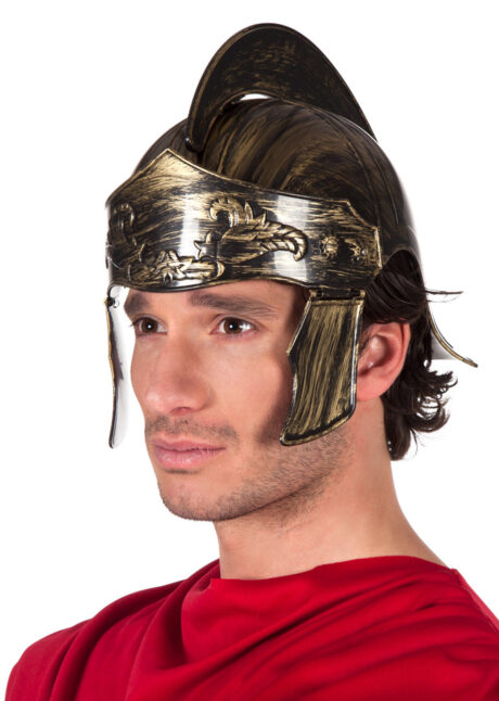 casque de romain, casques romains, accessoires déguisement de romain, casque de gladiateurs, accessoires soirée romaine déguisement, accessoire romain déguisement, Casque de Romain, Fer Vieilli